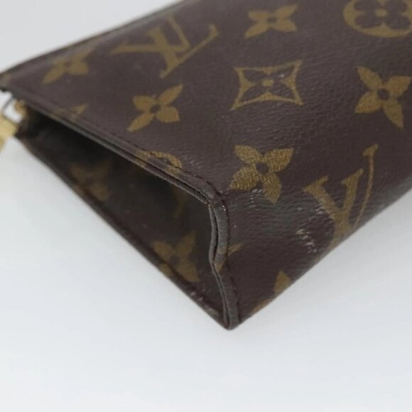 LOUIS VUITTON Monogram Poche Toilette 15 Pouch M47546 LV Auth 126311 - Picture 10 of 16